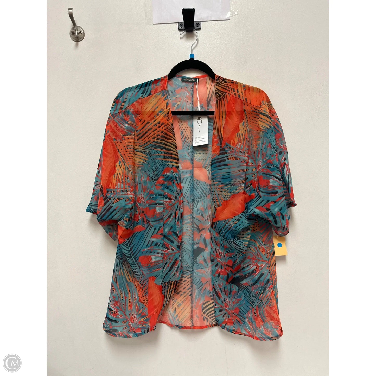 Kimono By Clothes Mentor In Orange, Size: S