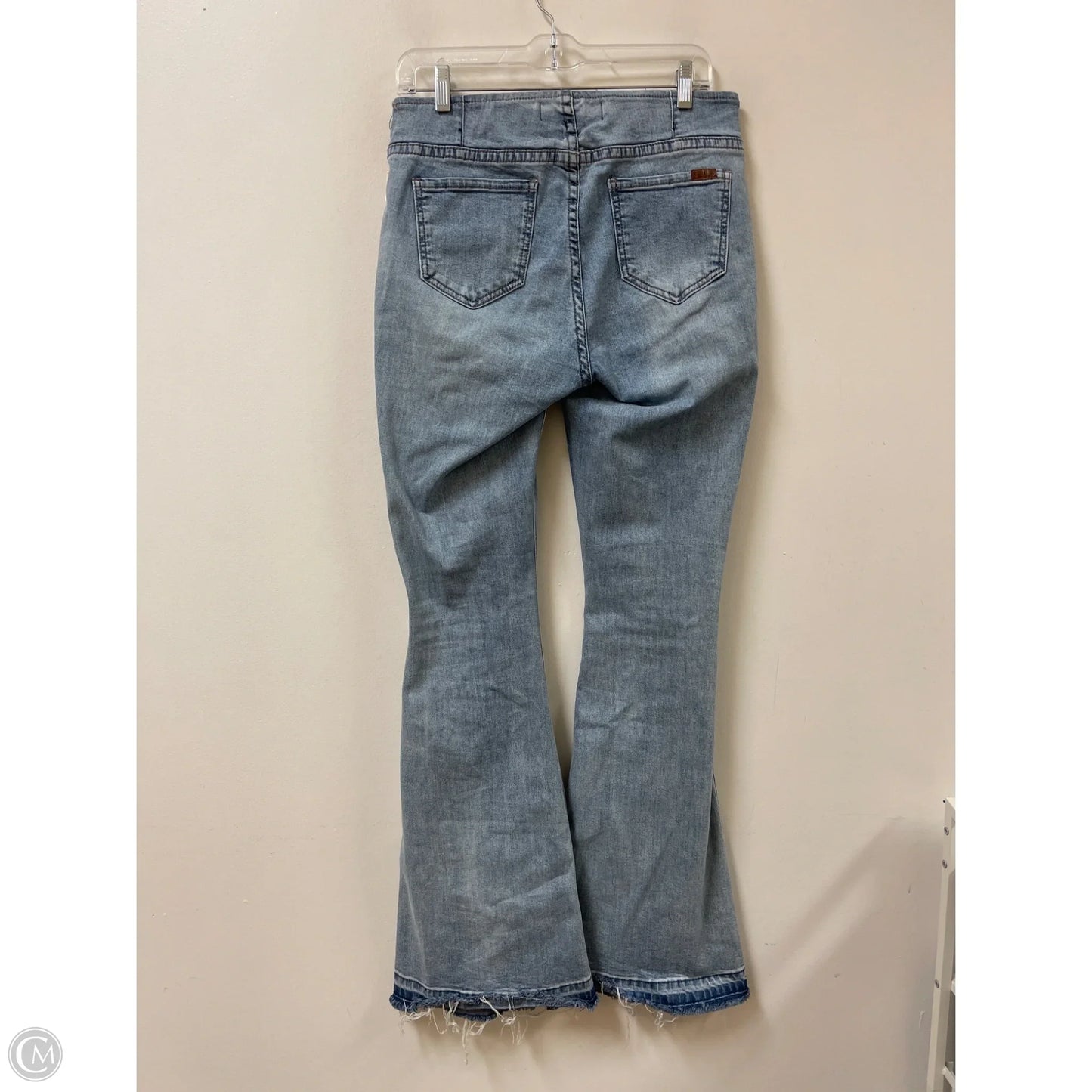 Jeans Wide Leg By Rock & Roll In Blue Denim, Size: 10