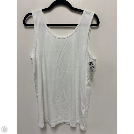 Tank Top By Amazon Essentials In White, Size: 1x