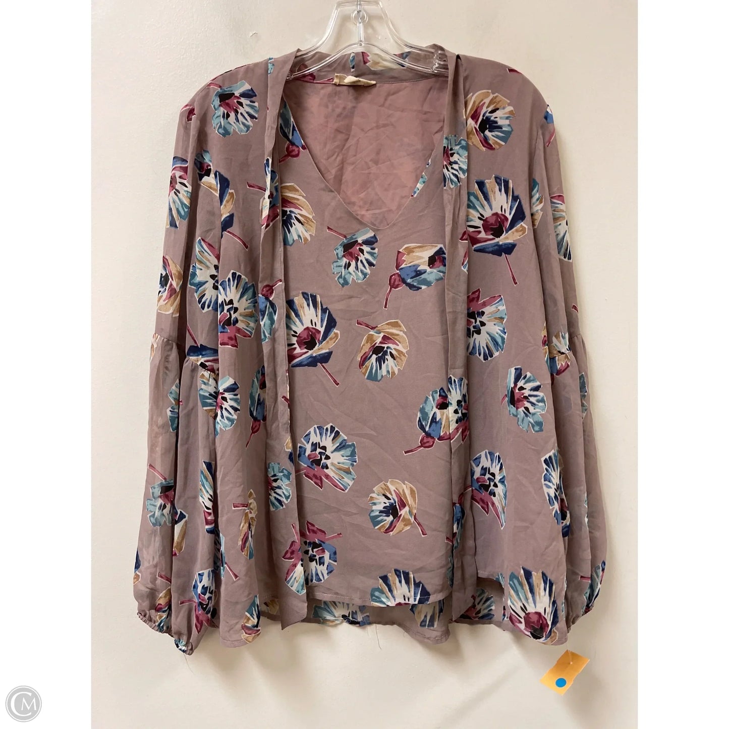 Top Long Sleeve By Entro In Purple, Size: M