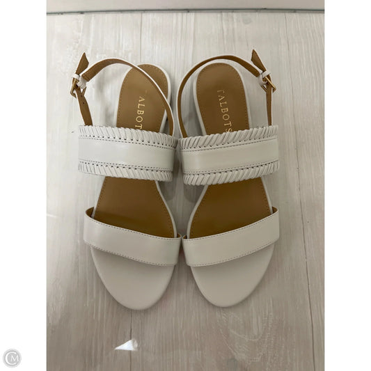 Sandals Flats By Talbots In White, Size: 7.5