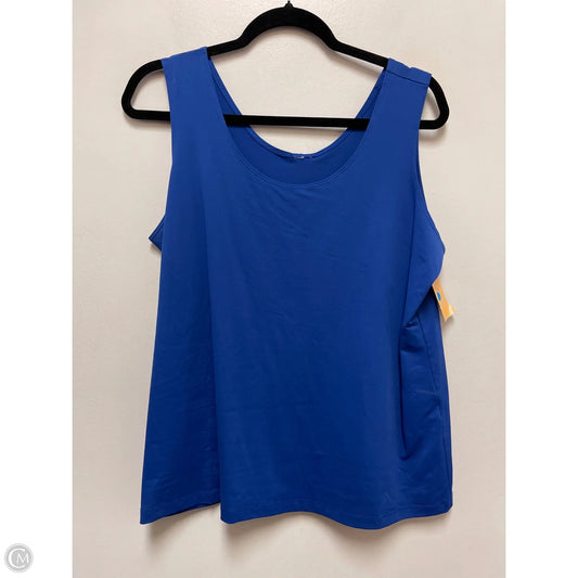 Tank Top By Clothes Mentor In Blue, Size: Xl