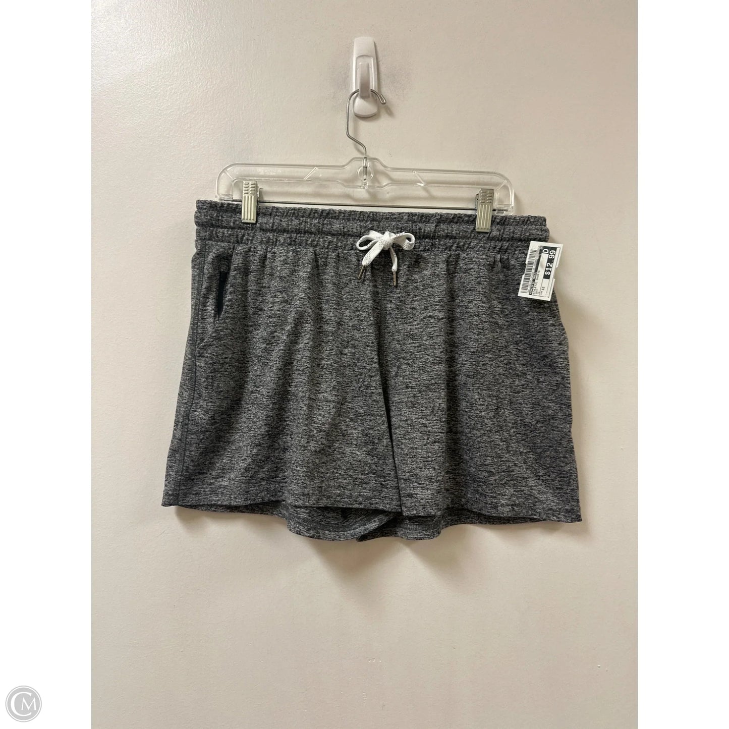Athletic Shorts By Pacific Trail In Grey, Size: 12