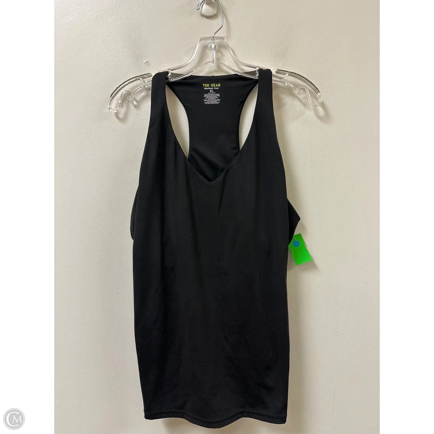 Athletic Tank Top By Tek Gear In Black, Size: Xl