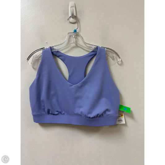 Athletic Bra By Tek Gear In Purple, Size: 1x