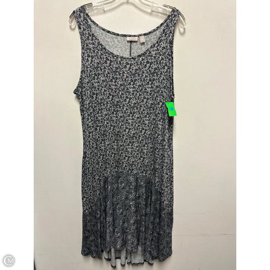 Dress Casual Midi By Logo In Grey, Size: L