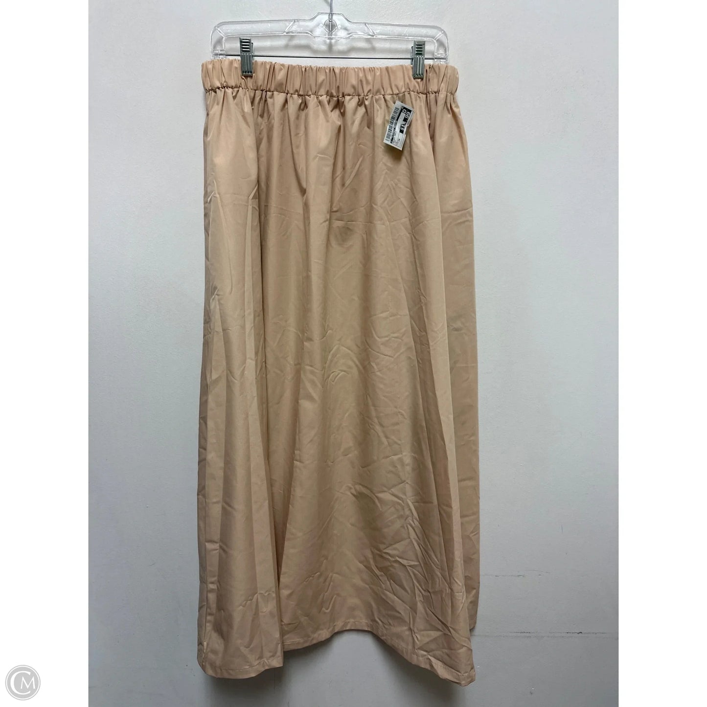 Skirt Maxi By Clothes Mentor In Tan, Size: 16