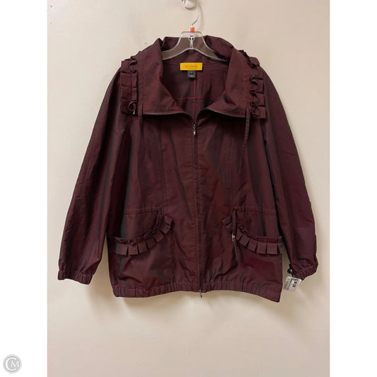 Jacket Luxury Designer By St John Collection In Red, Size: M