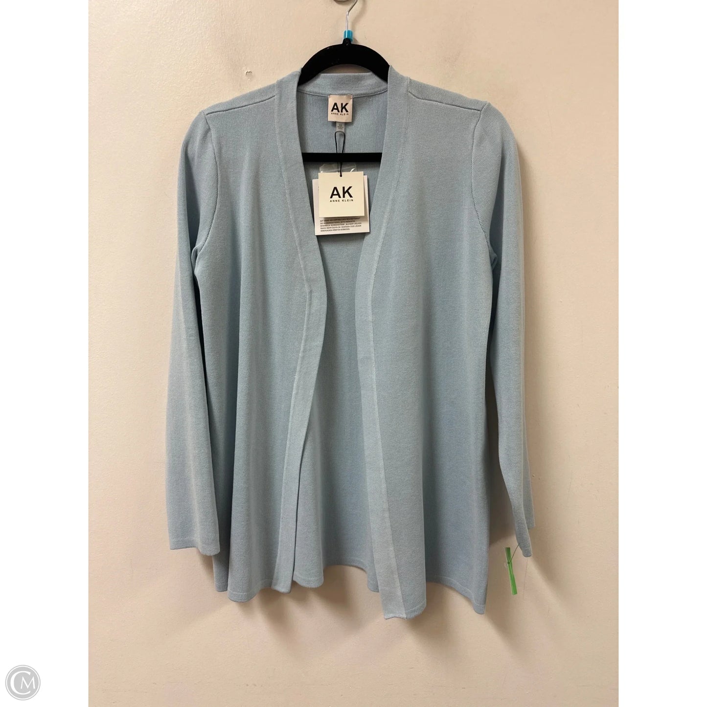 Sweater Cardigan By Anne Klein In Blue, Size: Xs