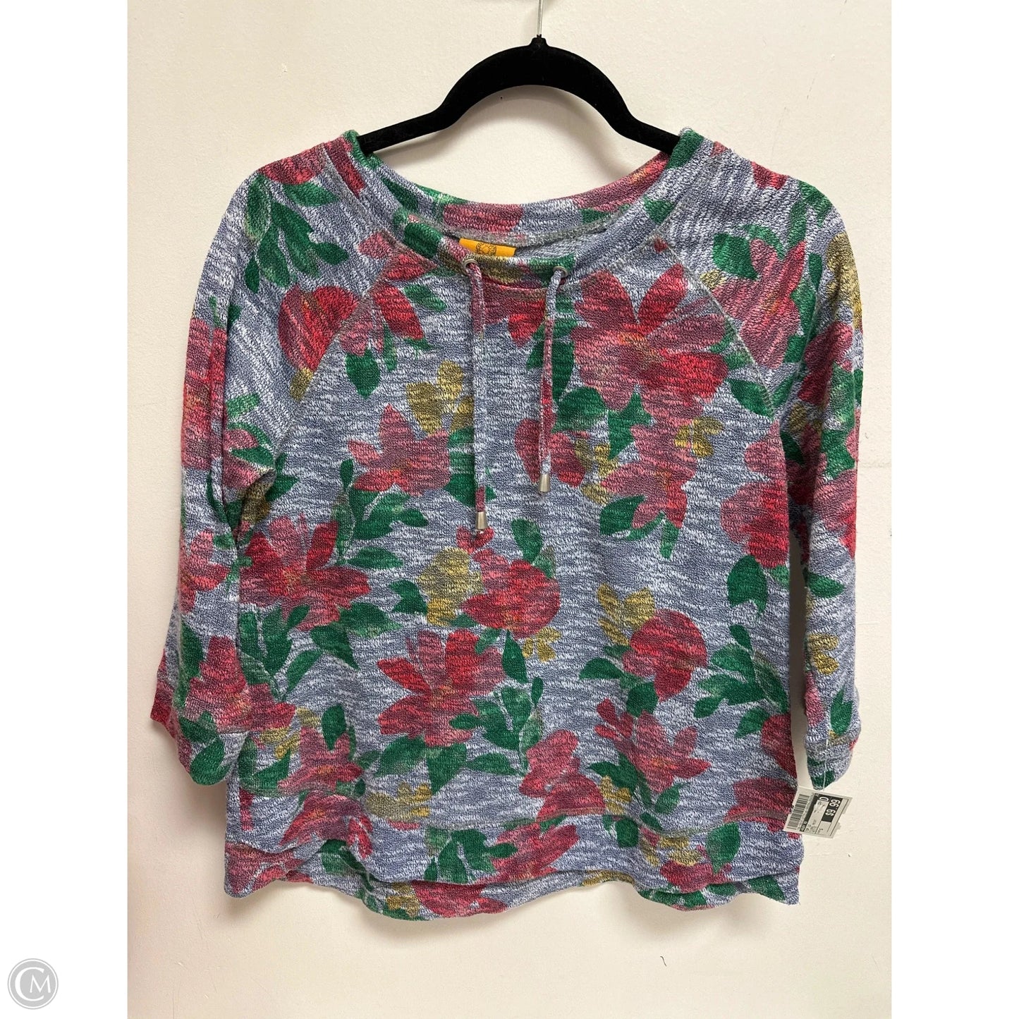 Top Long Sleeve By Ruby Rd In Floral Print, Size: S
