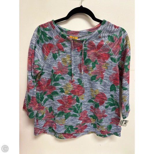 Top Long Sleeve By Ruby Rd In Floral Print, Size: S