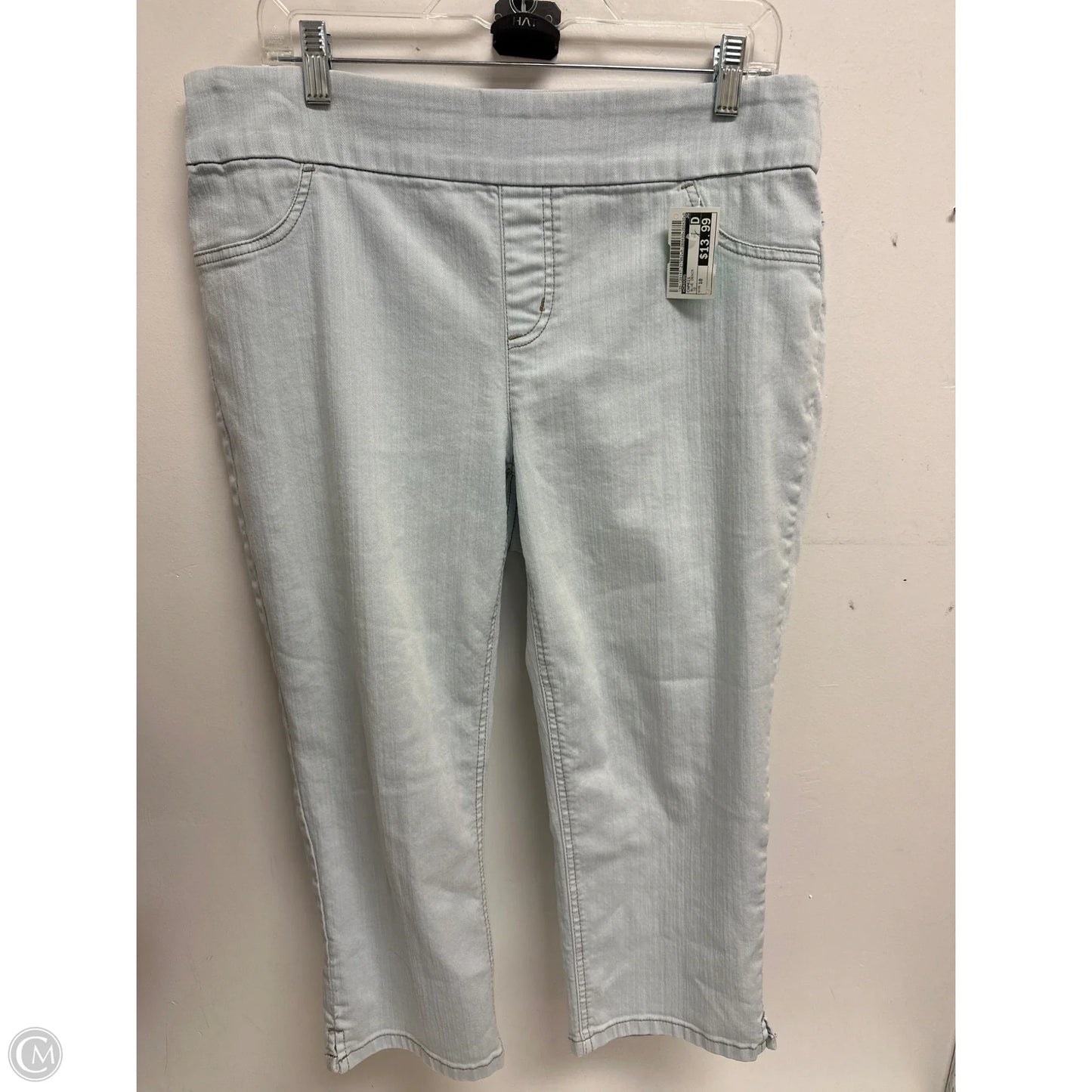 Capris By Chicos In Blue Denim, Size: 10