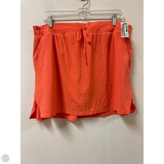 Athletic Skort By All In Motion In Orange, Size: 16