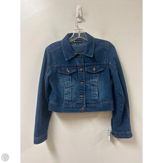 Jacket Denim By Valerie Bertinelli In Blue Denim, Size: S