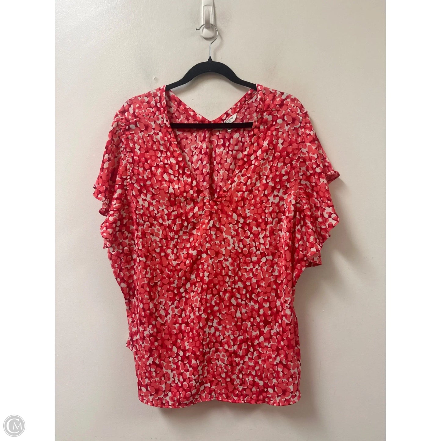 Top Short Sleeve By Liverpool In Pink, Size: 3x