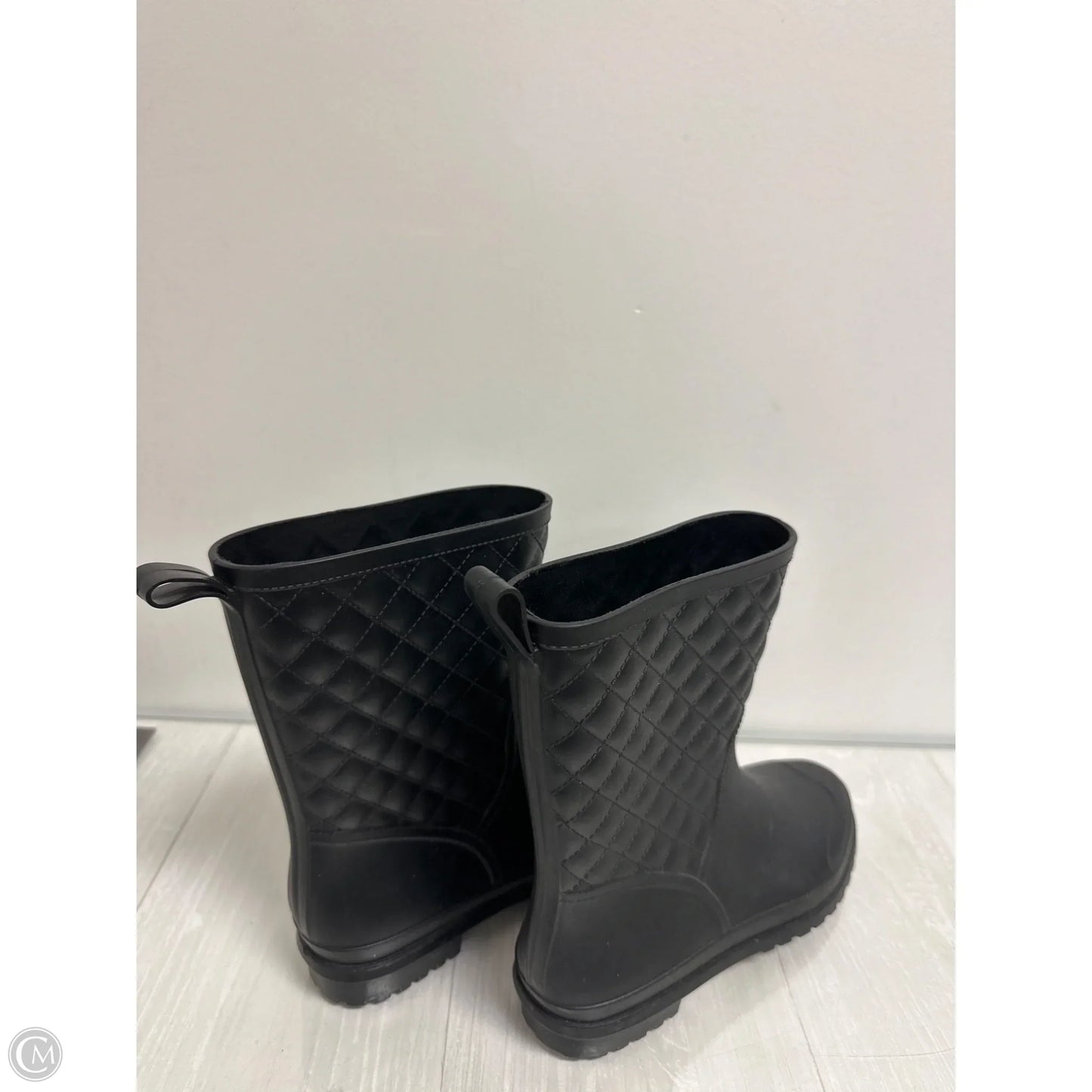 Boots Rain By Clothes Mentor In Black, Size: 8.5