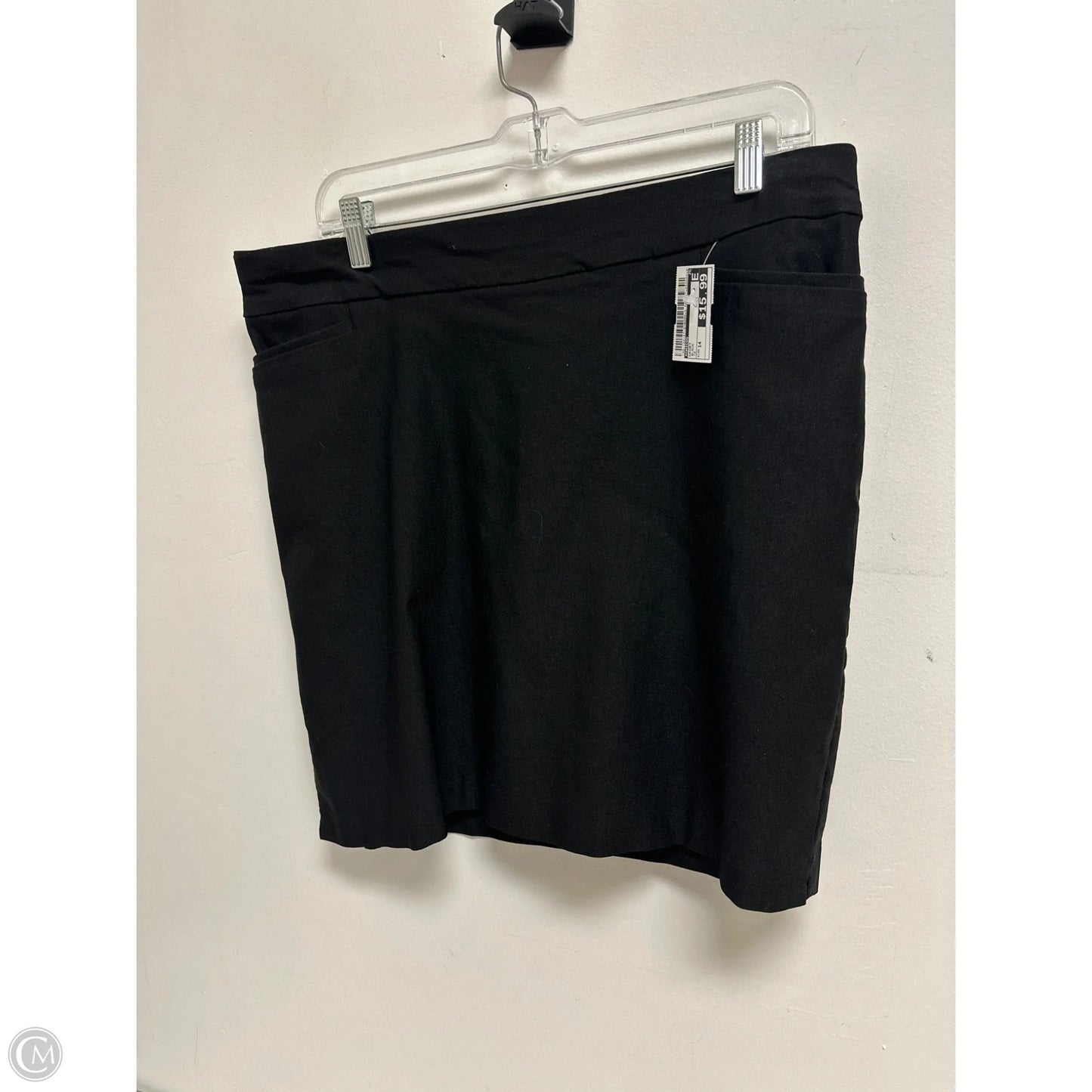 Skort By Chicos In Black, Size: 14