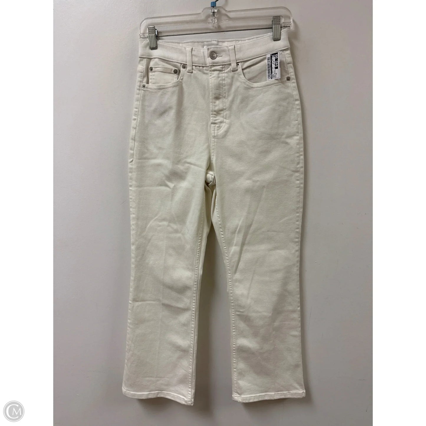 Jeans Boot Cut By Spanx In Cream, Size: 10
