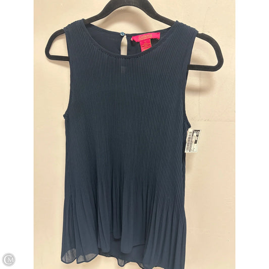 Top Sleeveless By Catherine Malandrino In Navy, Size: S