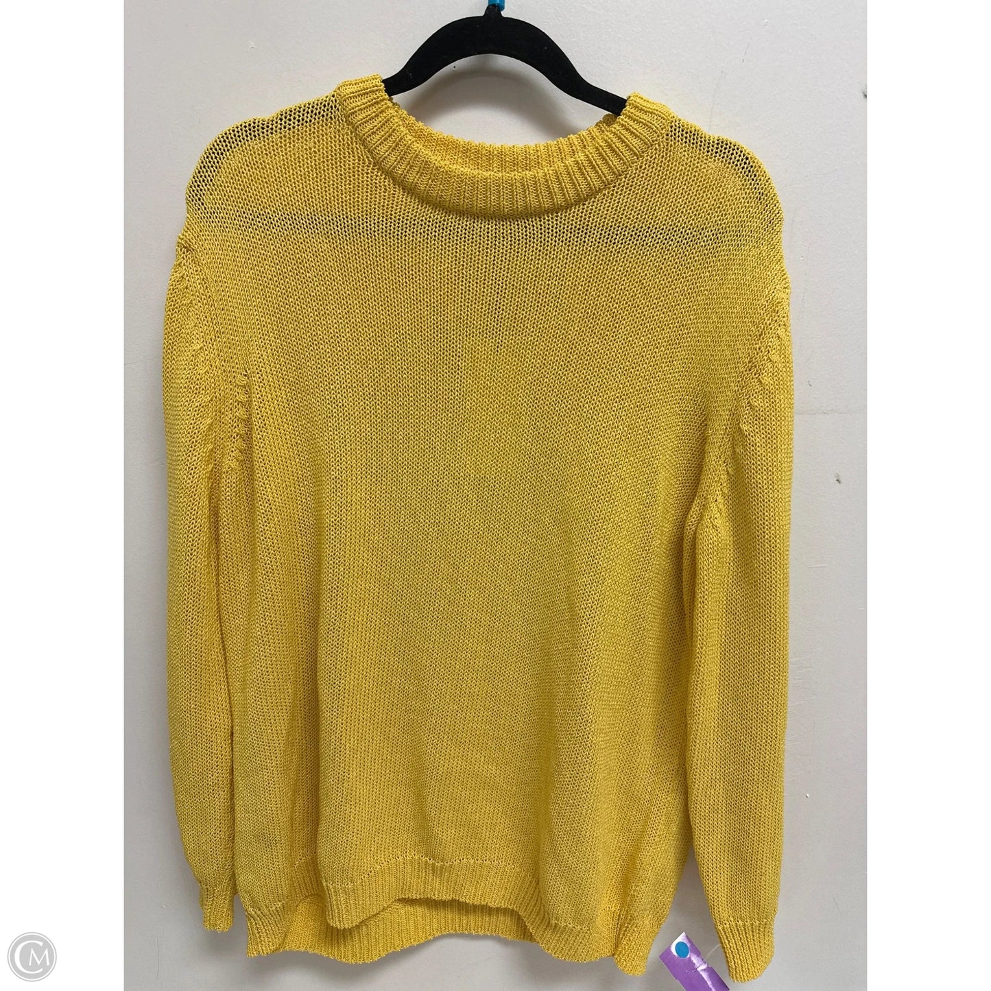 Sweater By Zara In Yellow, Size: Xl