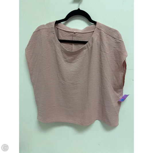 Top Short Sleeve By Clothes Mentor In Pink, Size: Xl