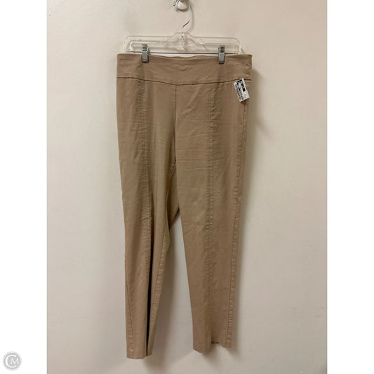 Pants Leggings By Zac And Rachel In Tan, Size: 12