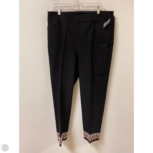 Pants Leggings By Chicos In Black, Size: 12