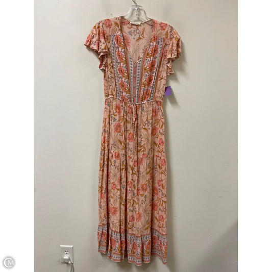Dress Casual Maxi By Clothes Mentor In Orange, Size: M