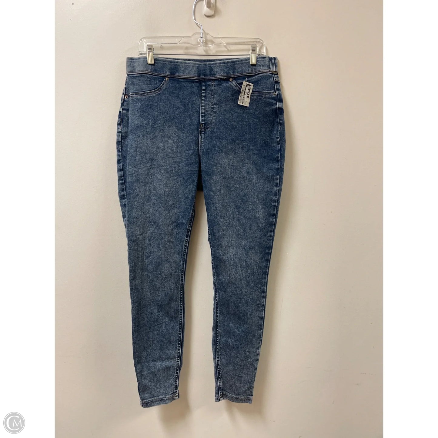 Jeans Skinny By Terra & Sky In Blue Denim, Size: 14