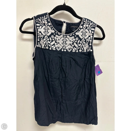 Top Sleeveless By Banana Republic In Navy, Size: S