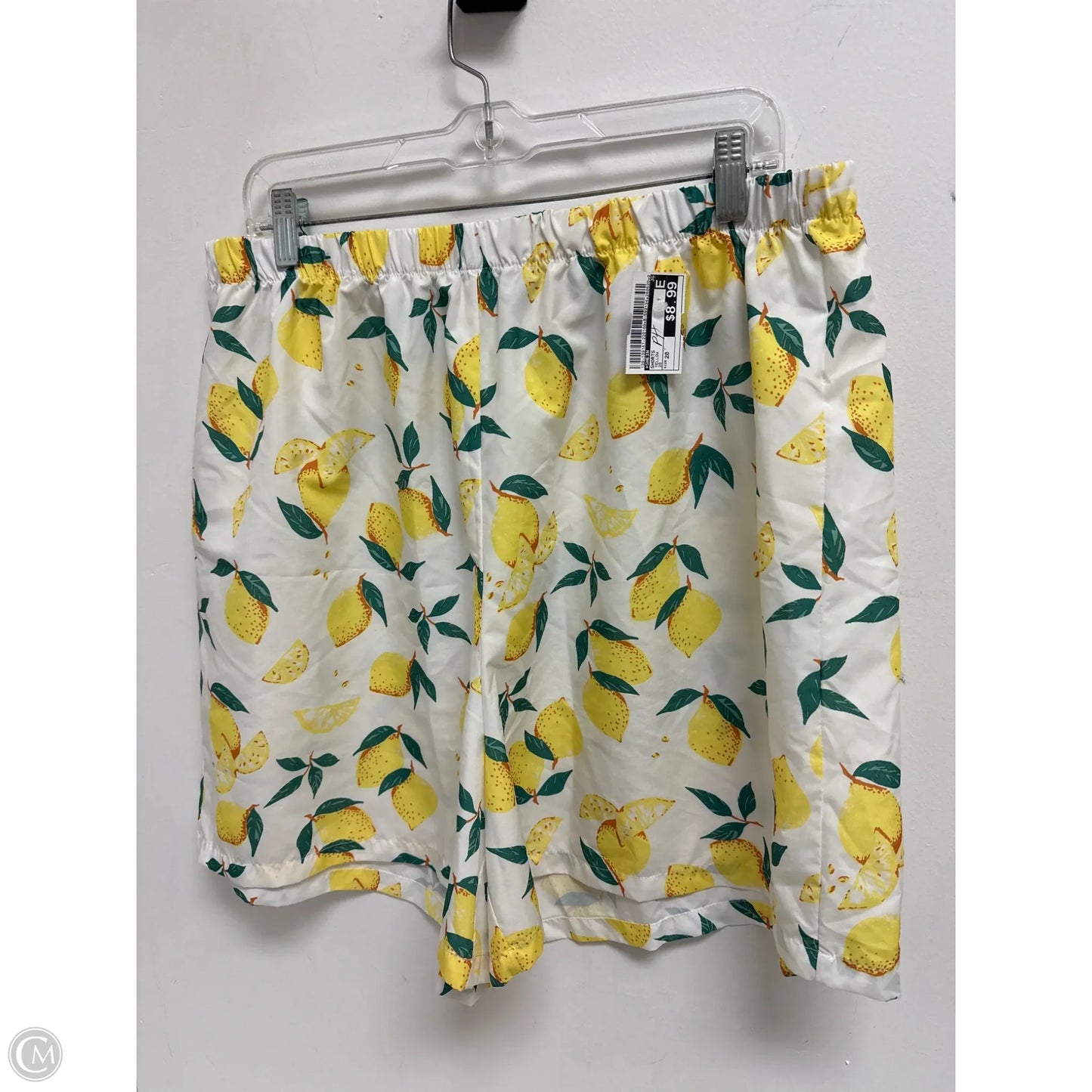 Shorts By Shein In Yellow, Size: 20