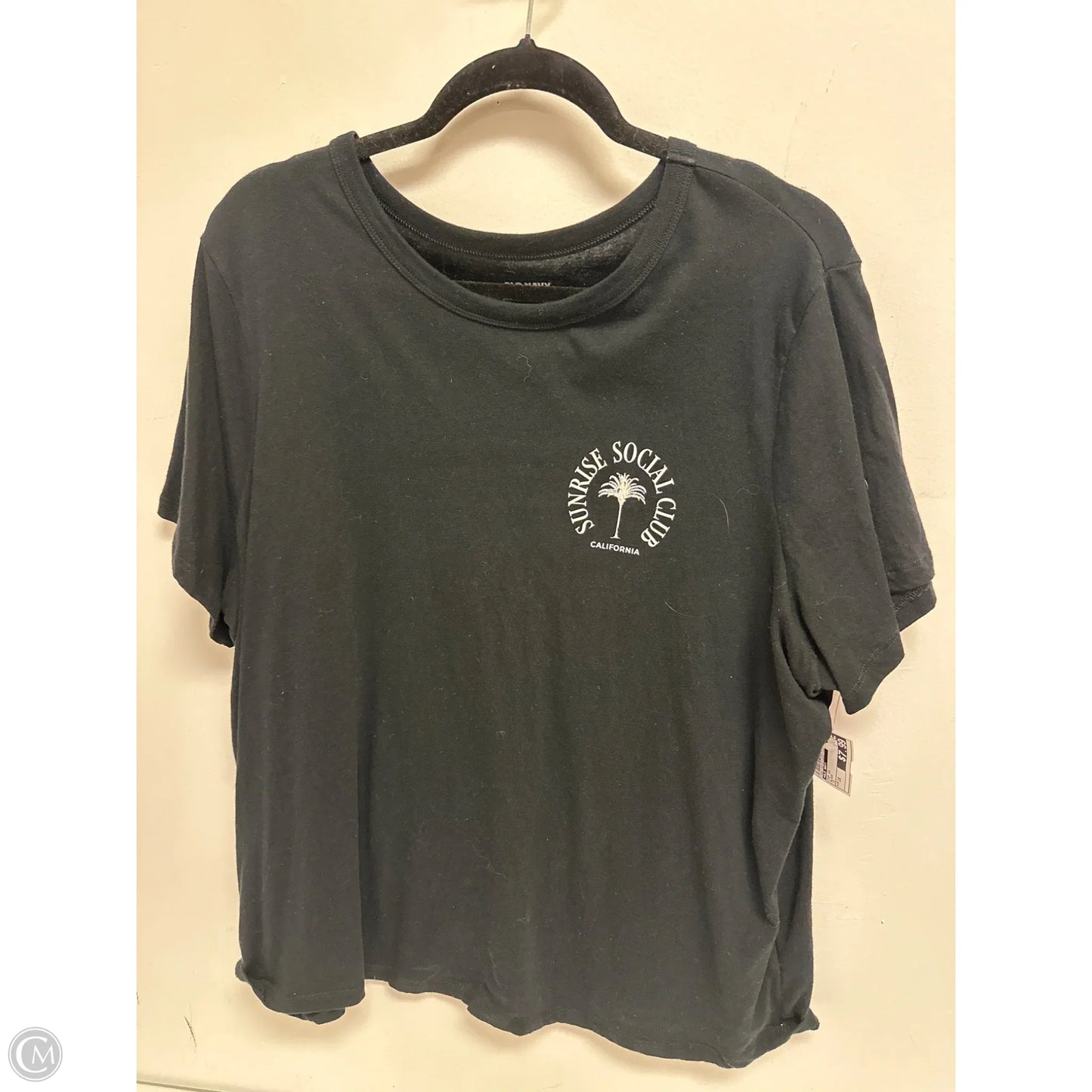 Top Short Sleeve By Old Navy In Black, Size: 1x