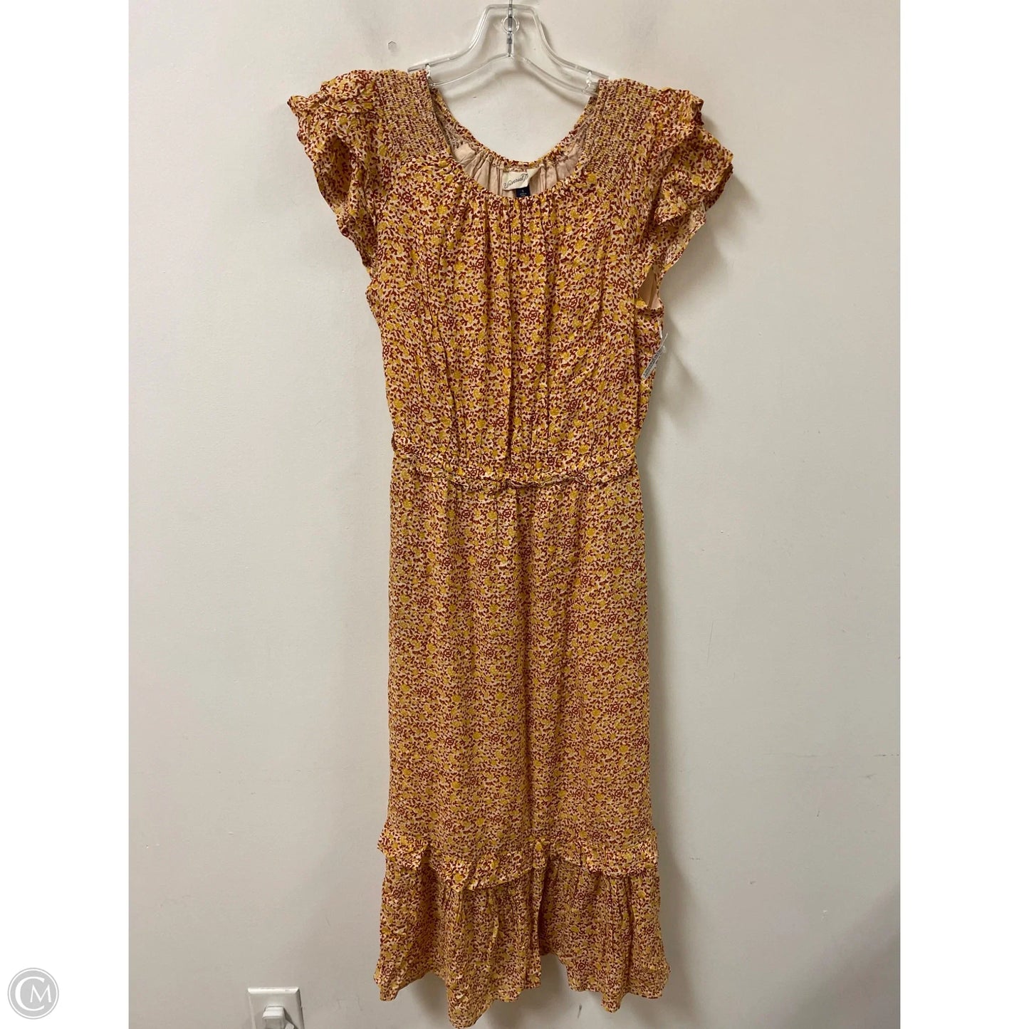 Dress Casual Maxi By Universal Thread In Yellow, Size: S