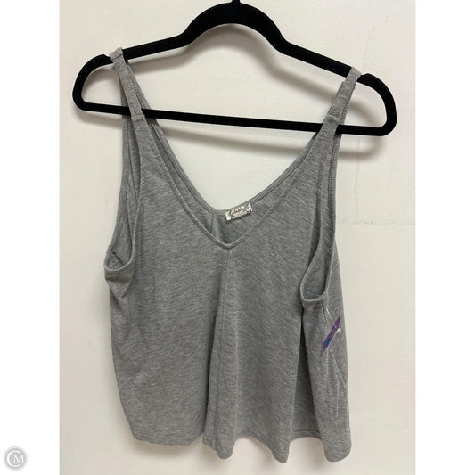 Tank Top By Free People In Grey, Size: Xs