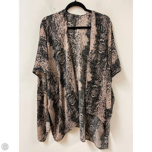 Kimono By 12th Tribe In Snakeskin Print, Size: M
