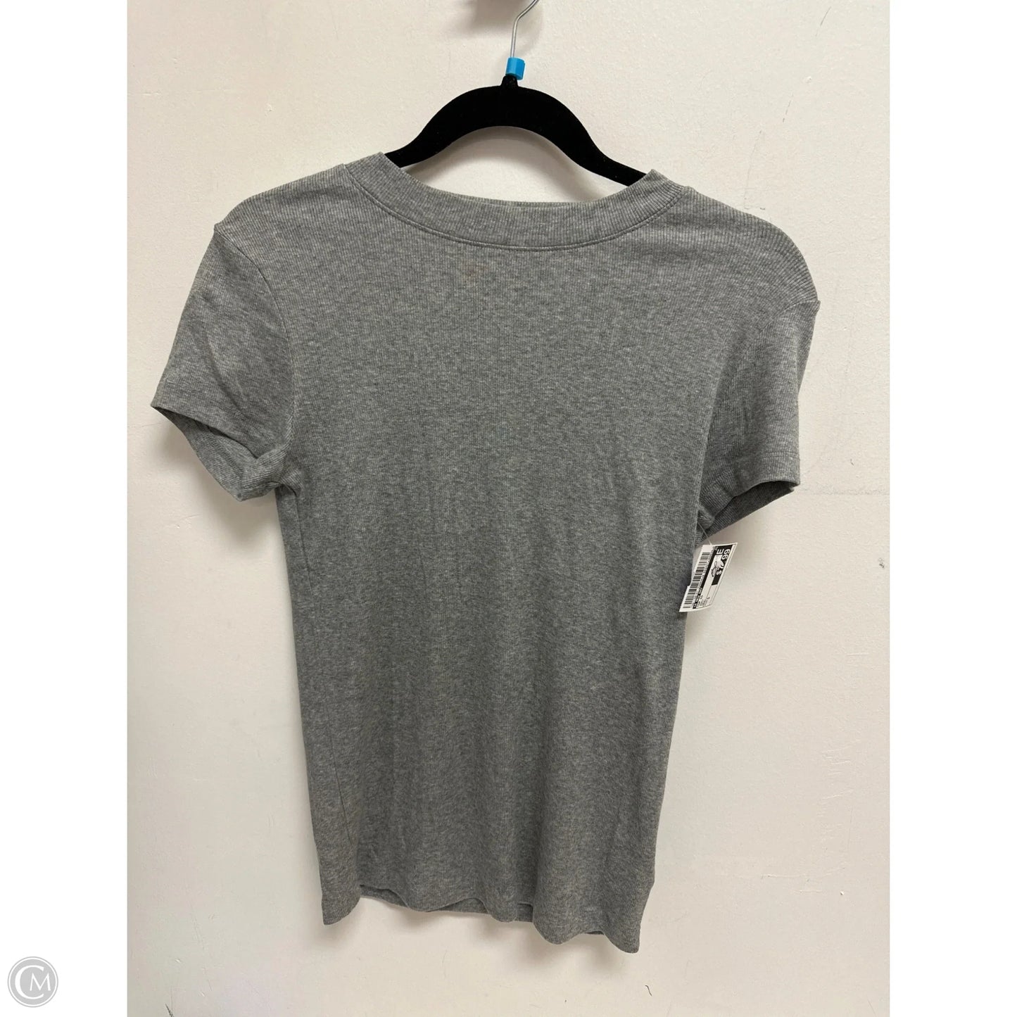 Top Short Sleeve By A New Day In Grey, Size: S