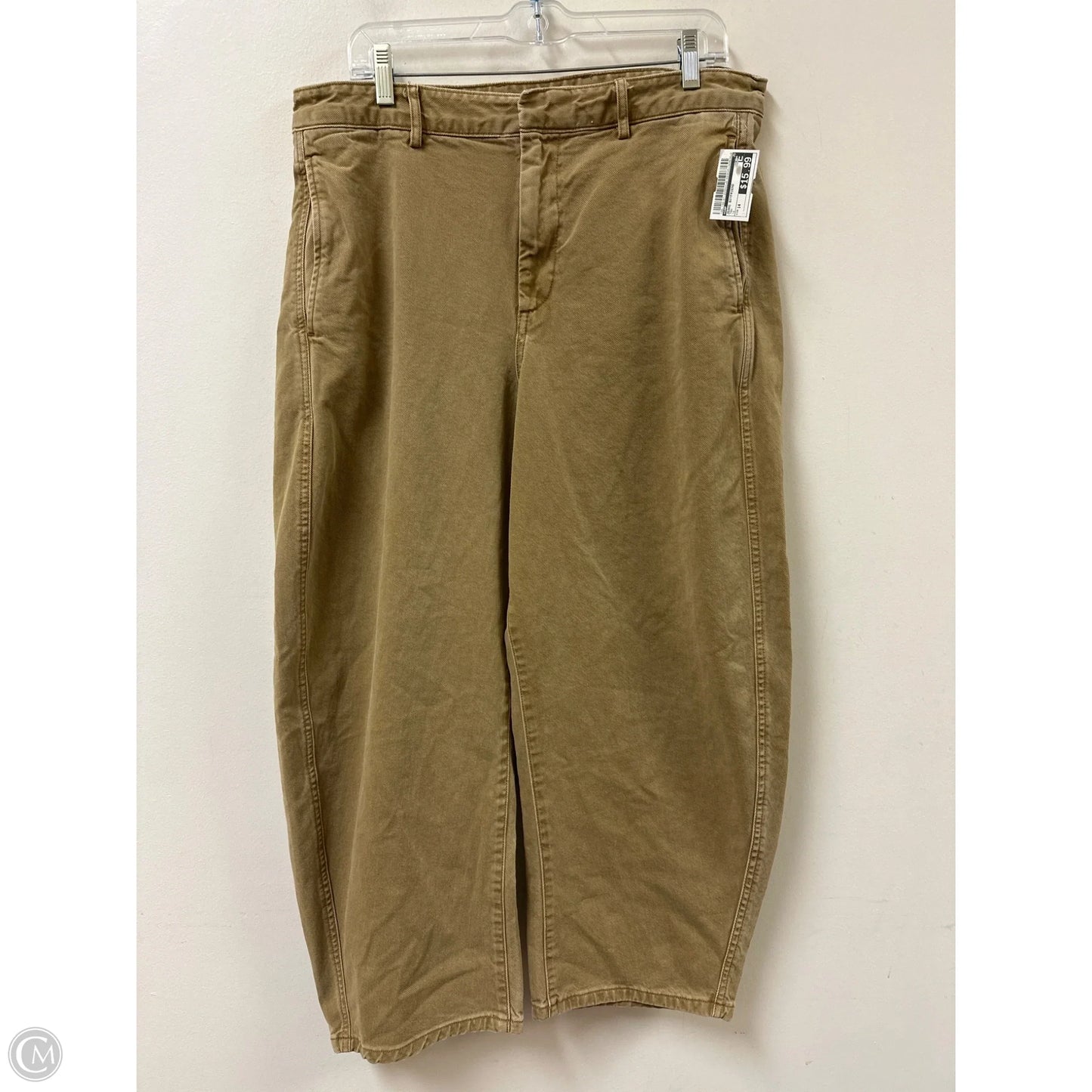Jeans Boyfriend By Gap In Tan, Size: 14