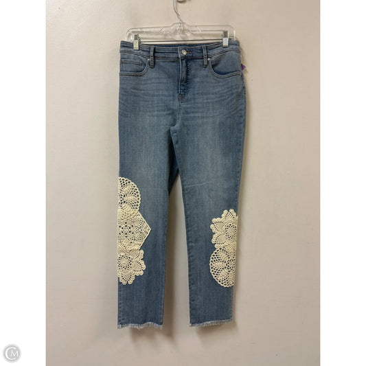 Jeans Skinny By Chicos In Blue Denim, Size: 6