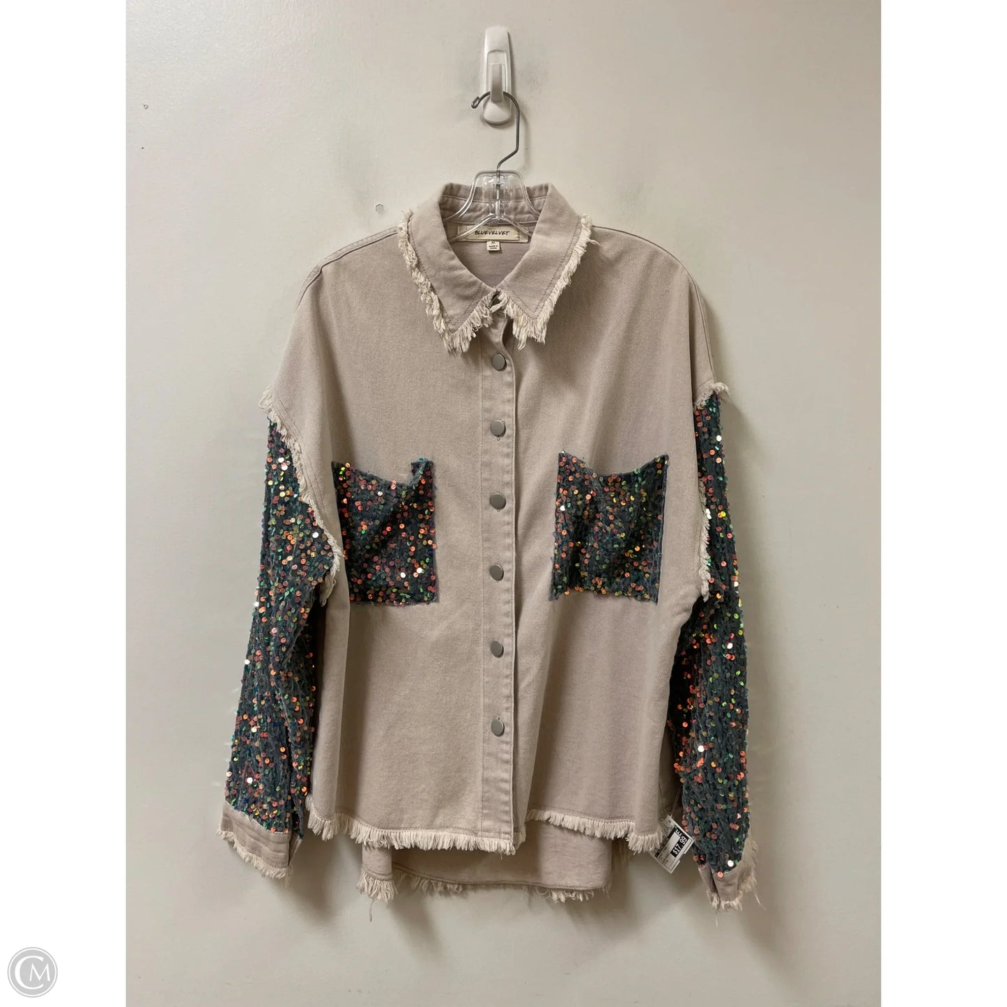 Jacket Other By Clothes Mentor In Tan, Size: M