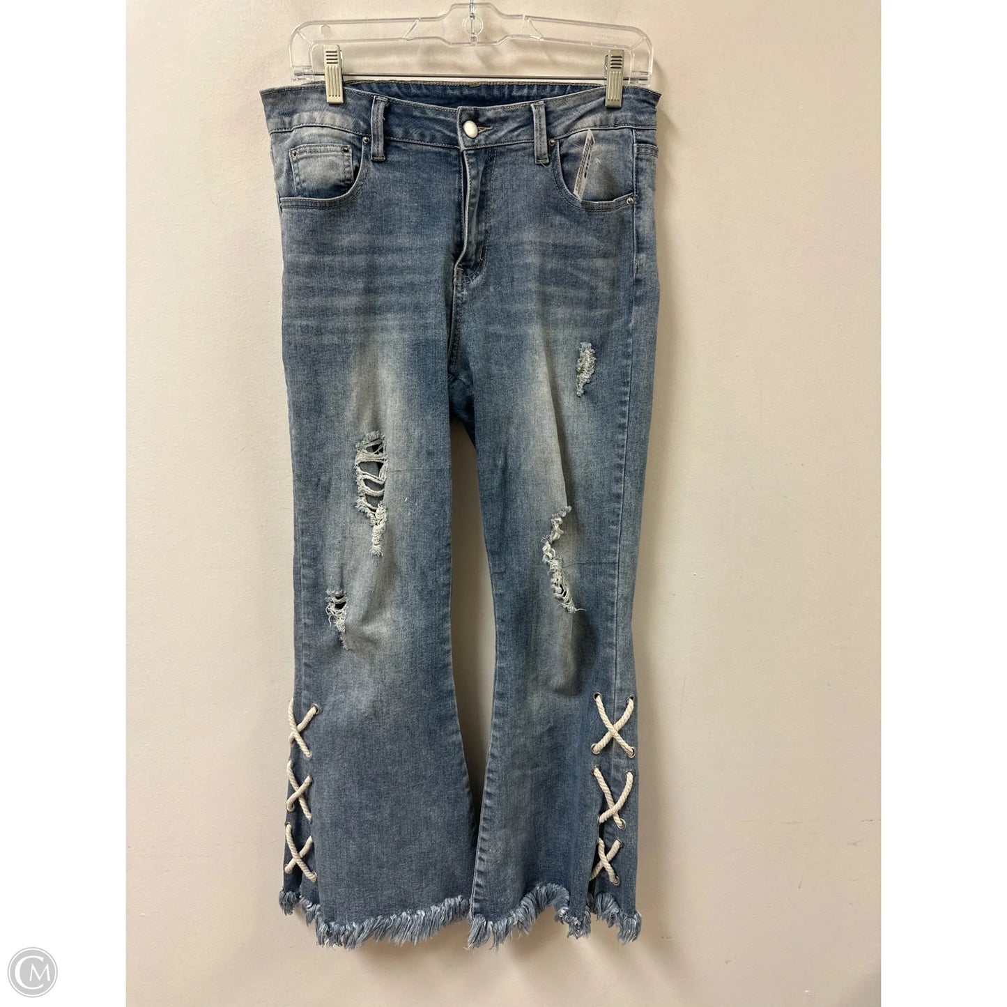 Jeans Flared By Hayden La In Blue Denim, Size: 8