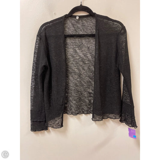 Sweater Cardigan By Clothes Mentor In Black, Size: M
