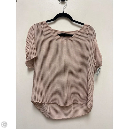 Top Short Sleeve By Adrianna Papell In Pink, Size: M