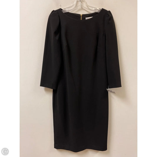 Dress Casual Midi By Calvin Klein In Black, Size: M