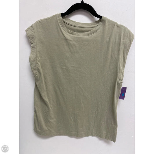 Top Sleeveless By A New Day In Green, Size: S