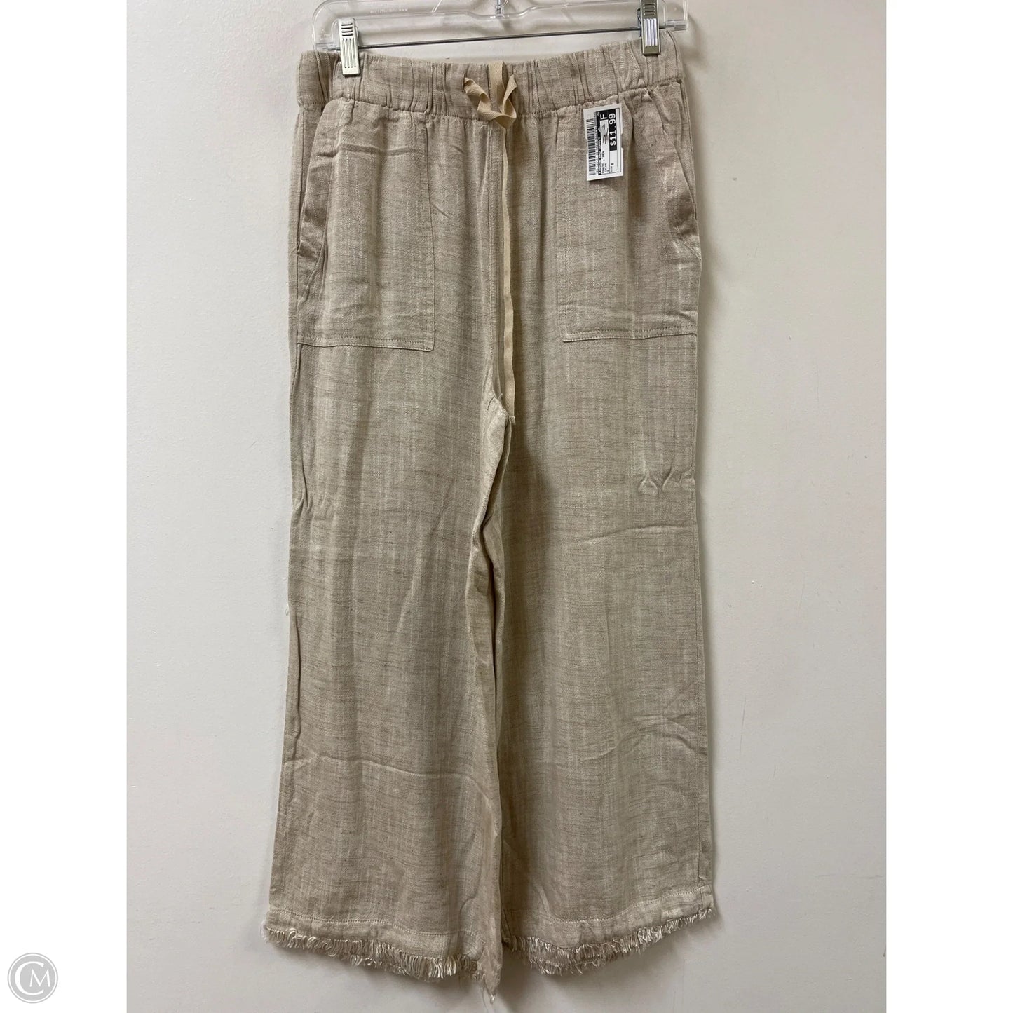 Pants Linen By Thread And Supply In Cream, Size: 8