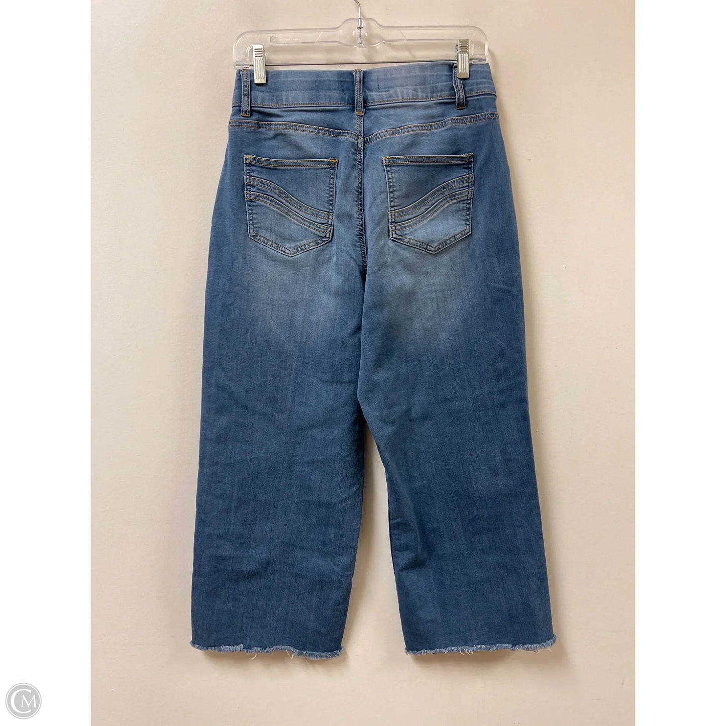 Jeans Wide Leg By Clothes Mentor In Blue Denim, Size: 8