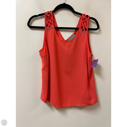 Top Sleeveless By Skies Are Blue In Orange, Size: S
