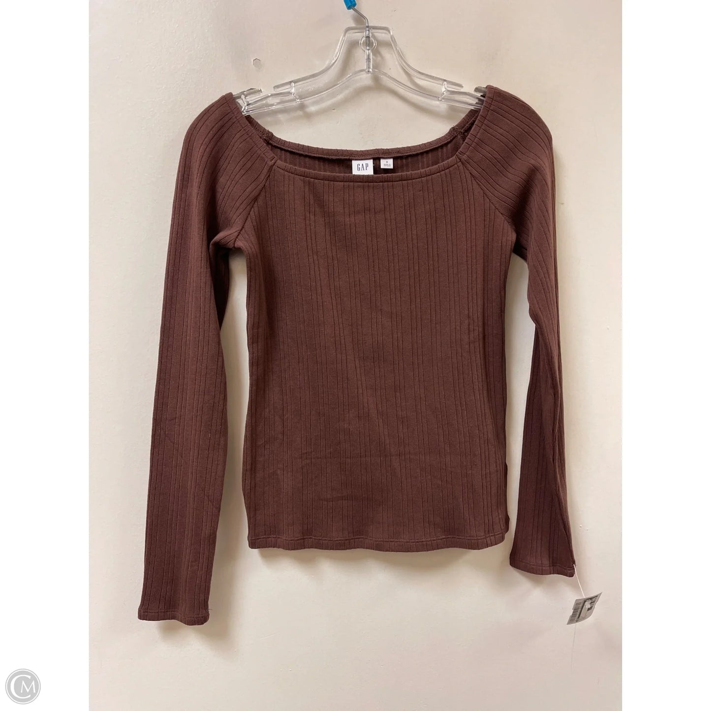 Top Long Sleeve By Gap In Brown, Size: S