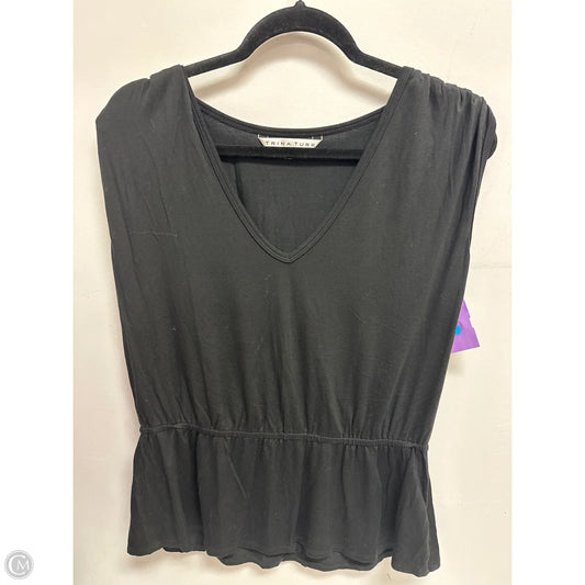 Top Sleeveless By Trina Turk In Black, Size: L
