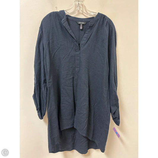 Tunic Long Sleeve By Ellen Tracy In Navy, Size: L